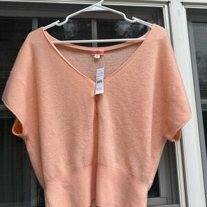 NWT J.Crew Women's Featherweight Cashmere T-Shirt Size Large
